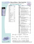 Printable 3 Day Diet Menu 1200 Calories a day Paleo Foods