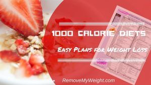 1000 Calorie Diet Menus