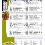2000 Calories a day Paleo Foods, Simple 4 person, 7 Day Diet Menu