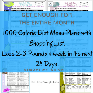 000 Calorie Diet Menu Plans