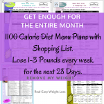 1100 Calorie Diet Menu Plans